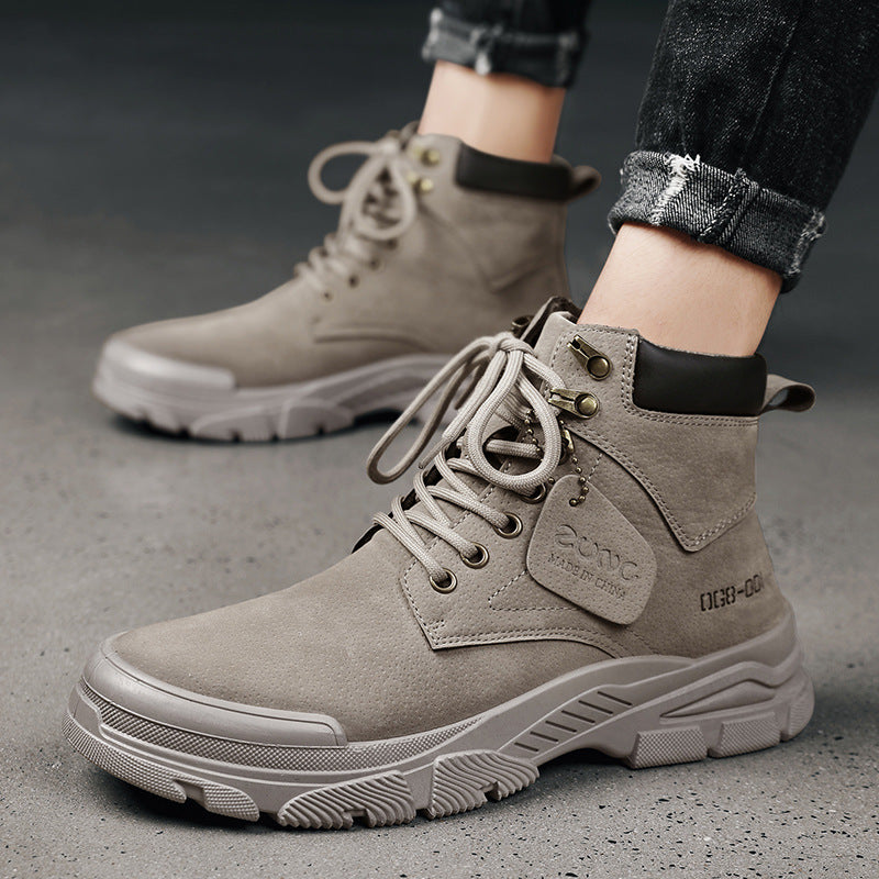 Men's High-Top British Style Trendy Martin Boots