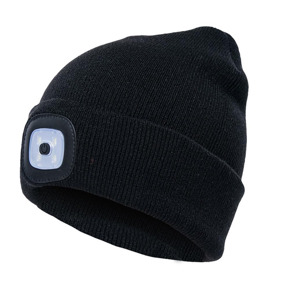 LED Knitted Hat with Lighted Features