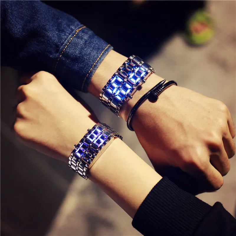Reloj Electrónico LED Lava