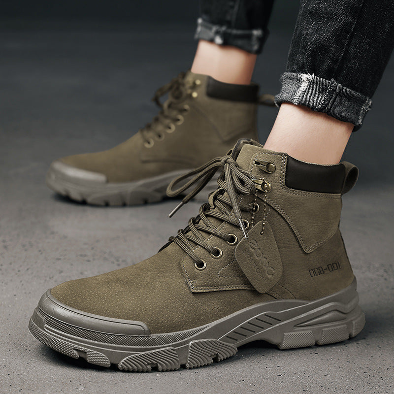 Men's High-Top British Style Trendy Martin Boots