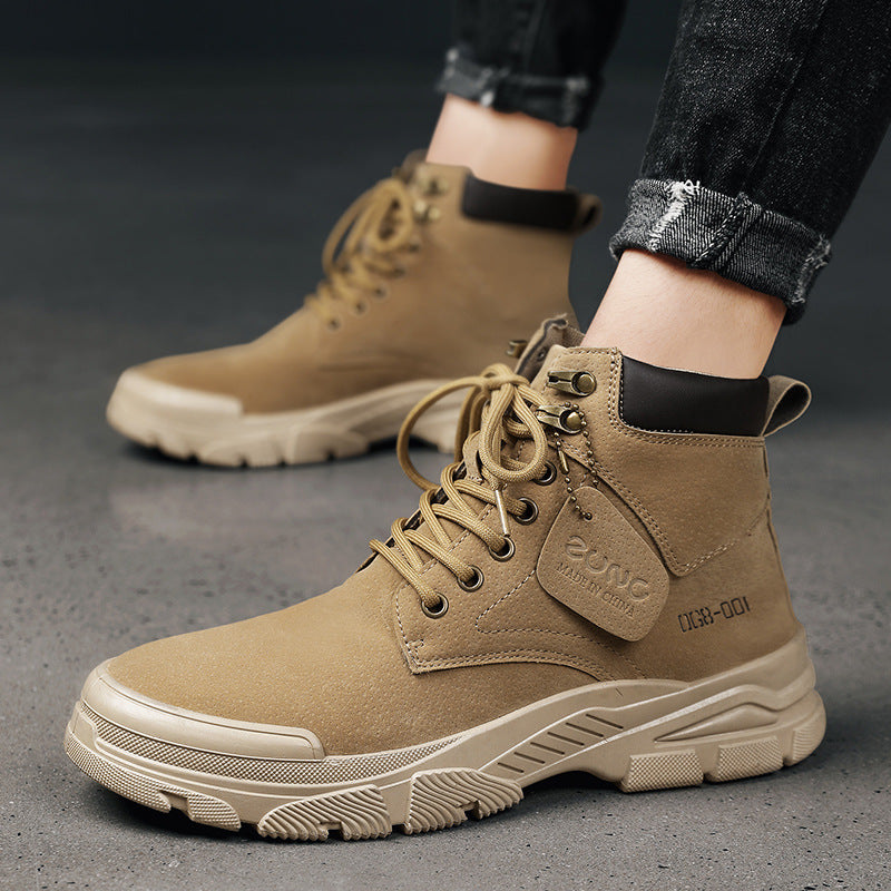 Men's High-Top British Style Trendy Martin Boots