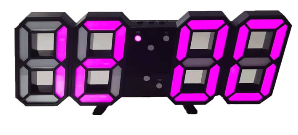 Simple LED Wall Clock with Alarm