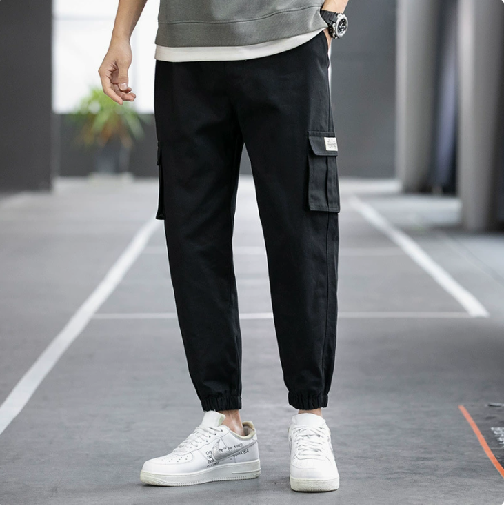 Men's Cargo Pants with Multiple Pockets