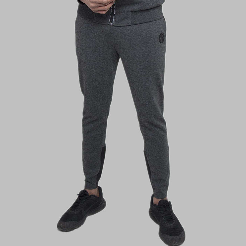Men's Slim Fit Outdoor Running Pants with Zipper Pockets