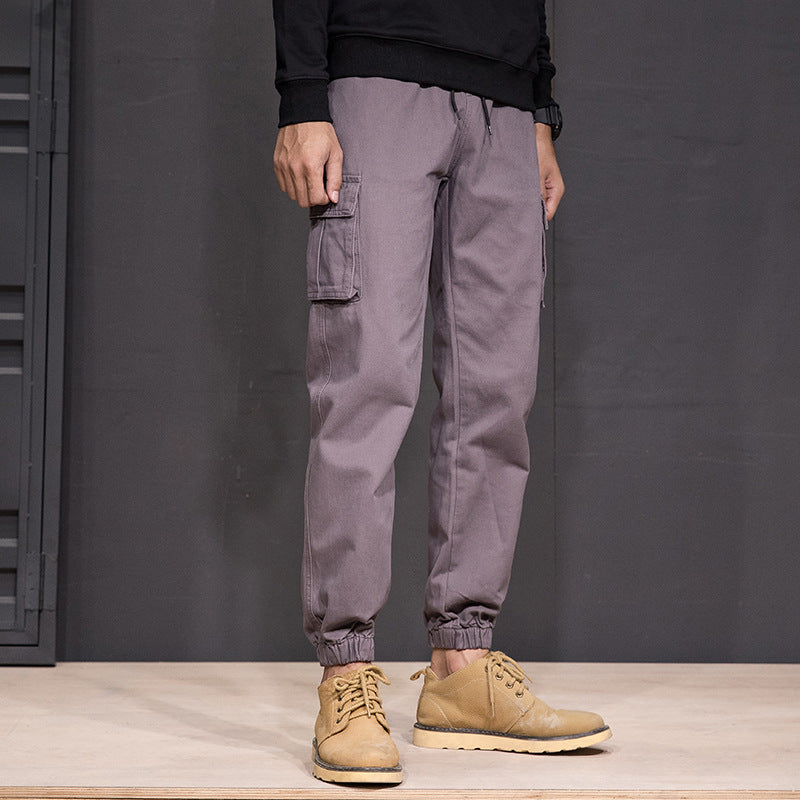 Men's Cargo Pants with Multiple Pockets