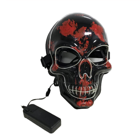 LED Skull Mask - Glowing Horror Mask