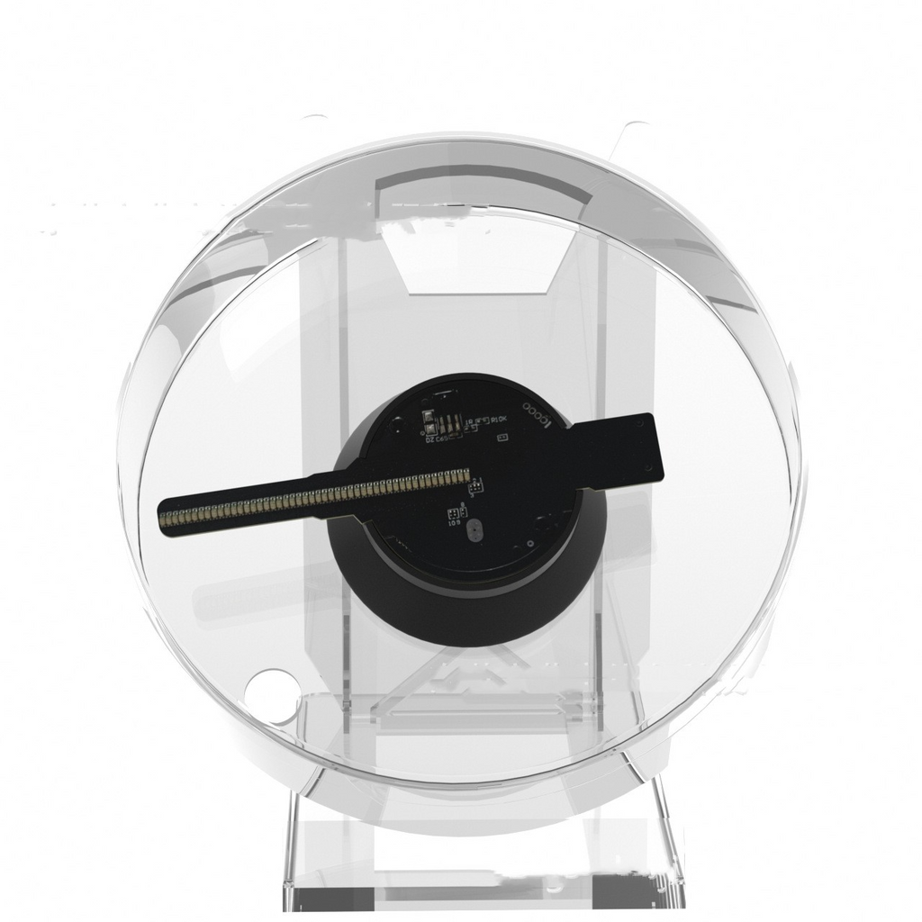 Holographic LED Fan with Audio Playback