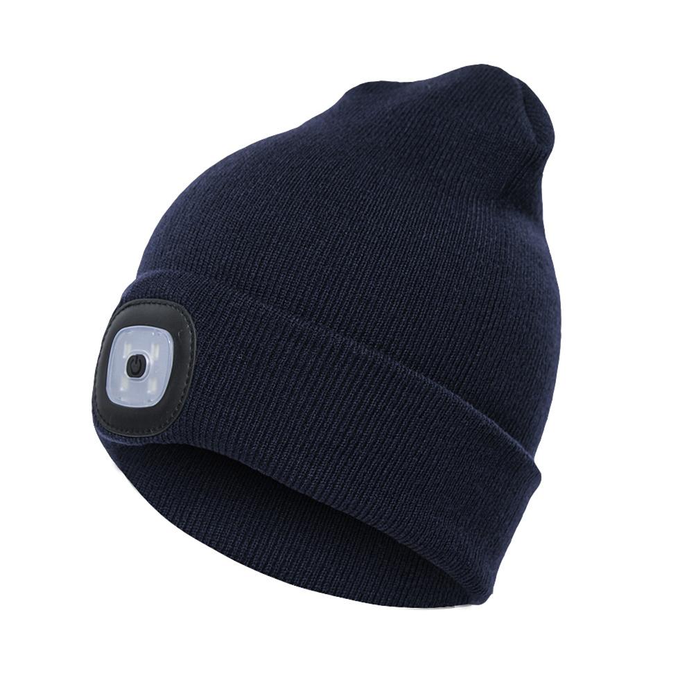 LED Knitted Hat with Lighted Features
