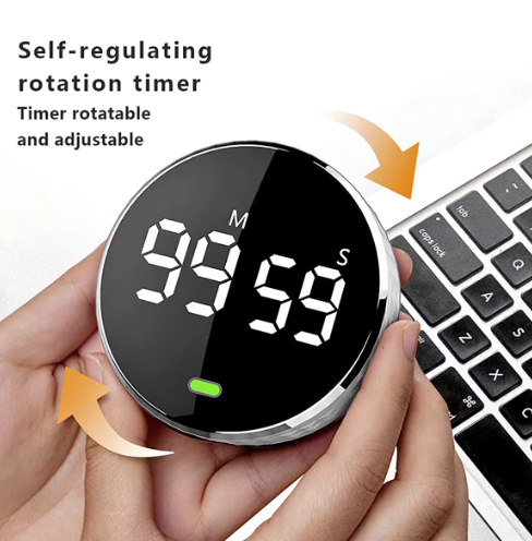 Reminder Round Large Screen Rotatable LED Timer