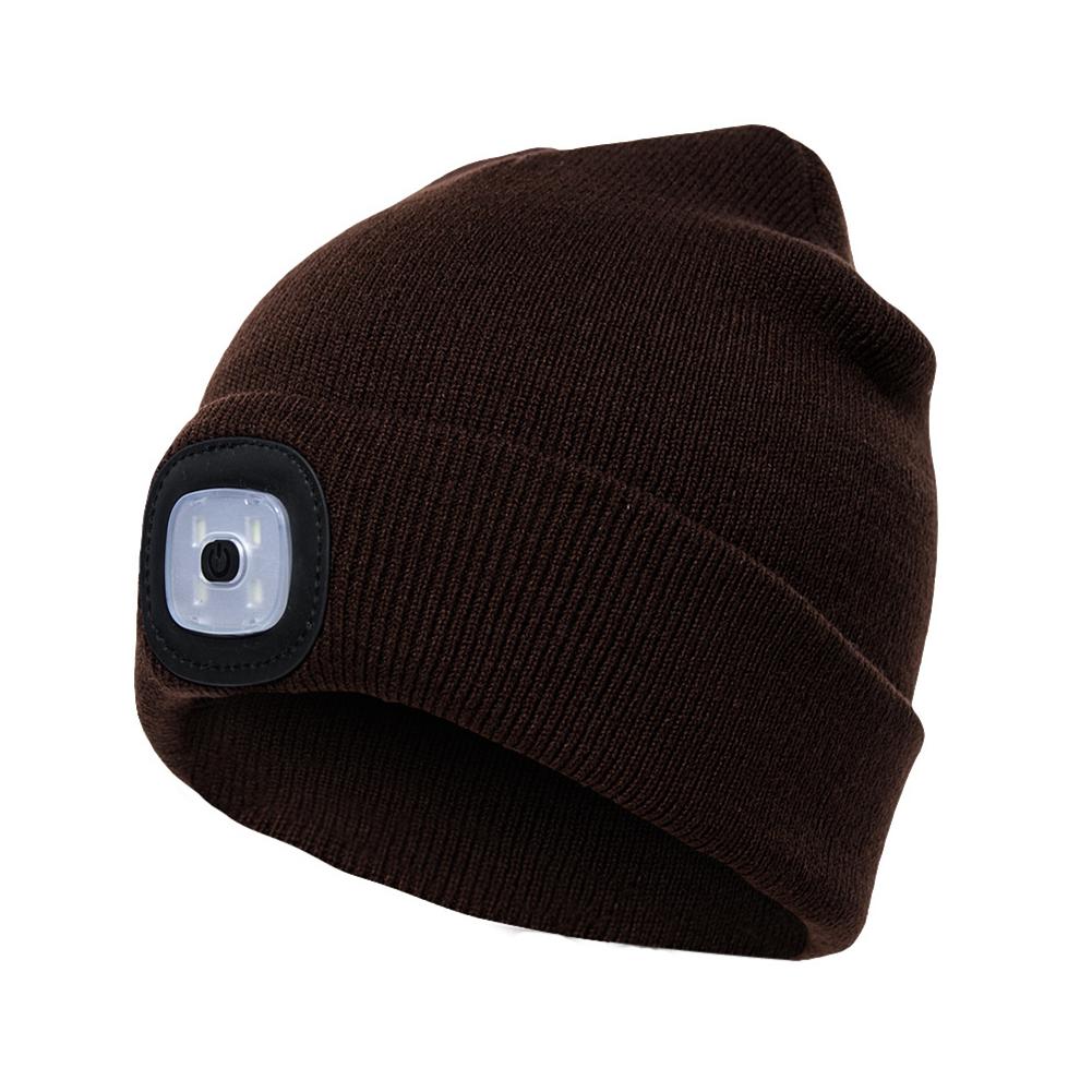 LED Knitted Hat with Lighted Features