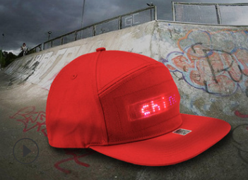Colorful LED Display Baseball Cap
