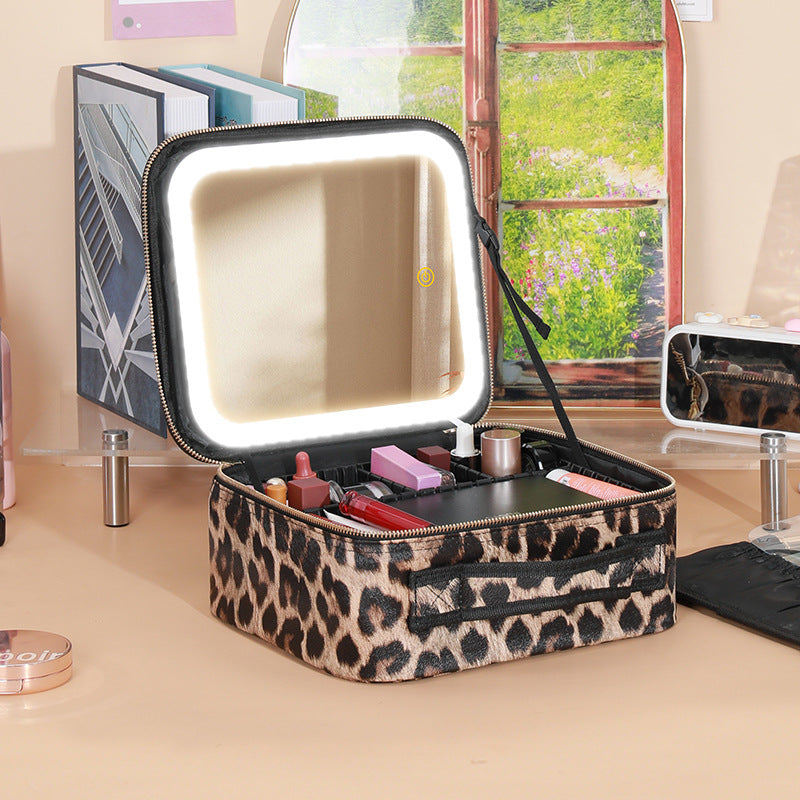 LED Lighted Cosmetic Bag