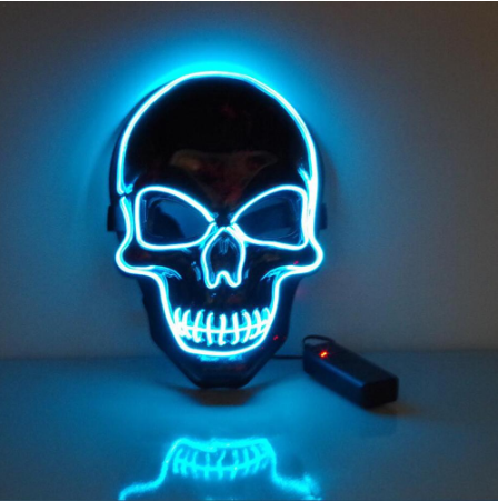 LED Skull Mask - Glowing Horror Mask