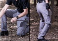 Men's Tactical Slim Fit Pants with Multiple Pockets