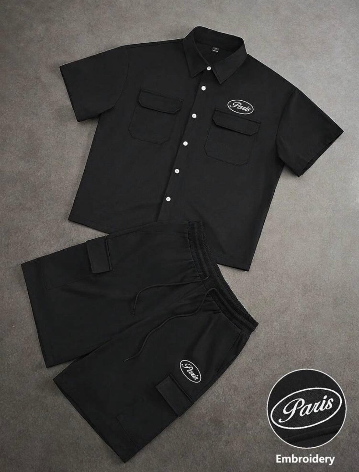 Conjunto de camisa de manga corta
