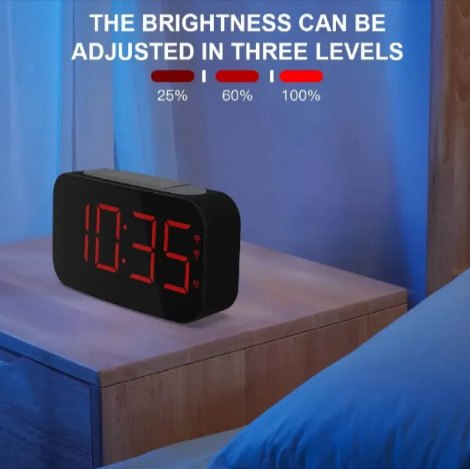 LED Vibrating Alarm Clock