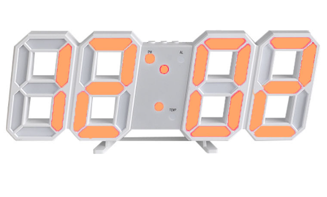 Simple LED Wall Clock with Alarm
