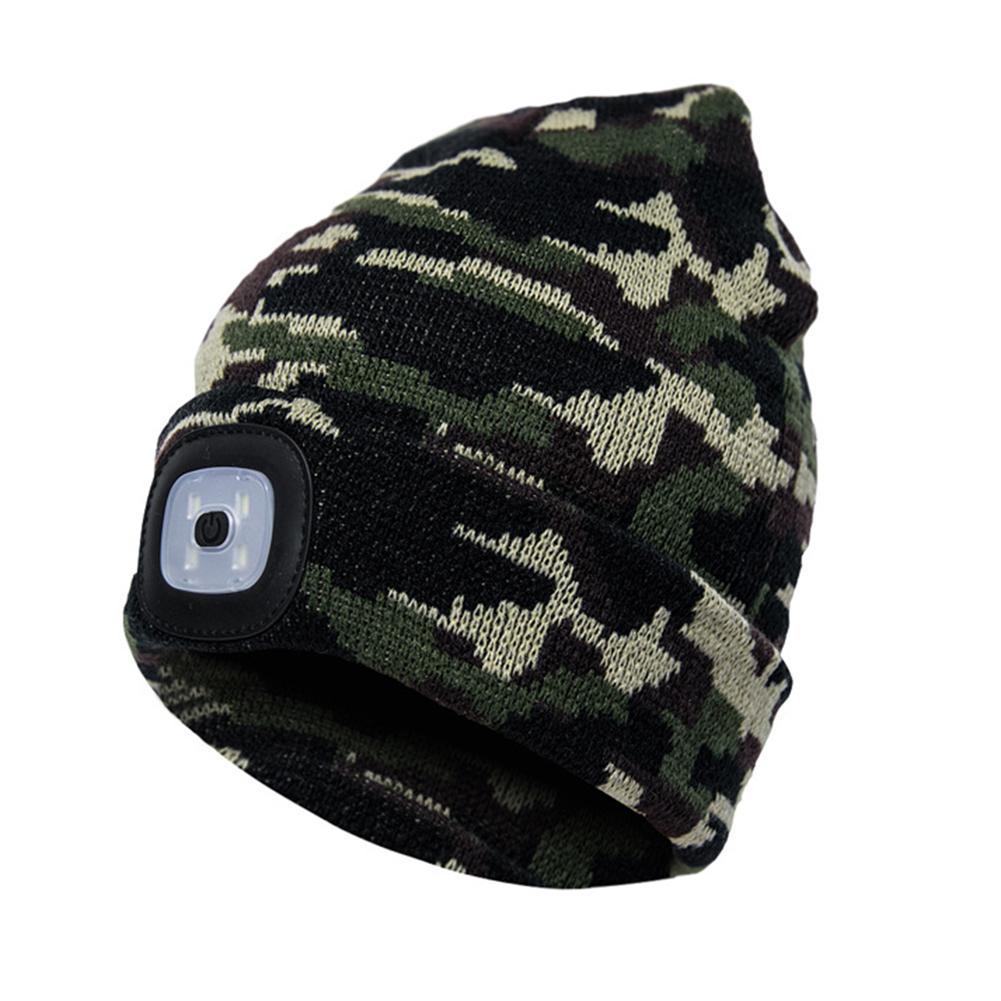 LED Knitted Hat with Lighted Features