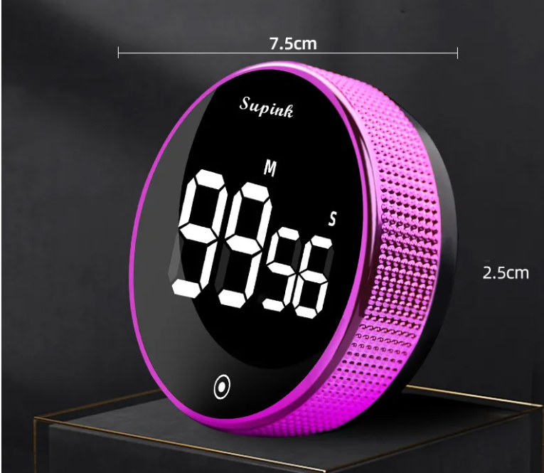 Reminder Round Large Screen Rotatable LED Timer