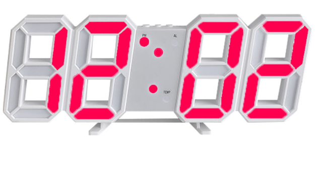 Simple LED Wall Clock with Alarm