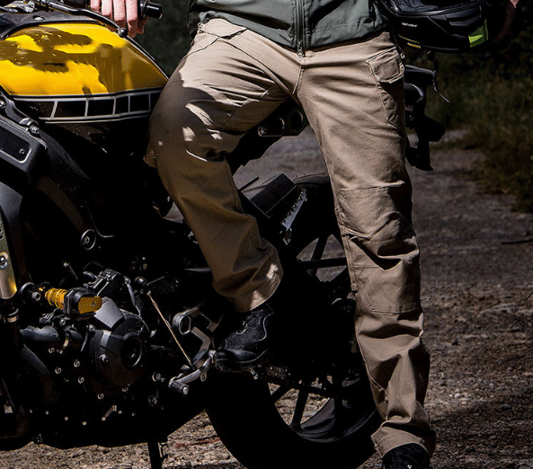 Men's Tactical Slim Fit Pants with Multiple Pockets