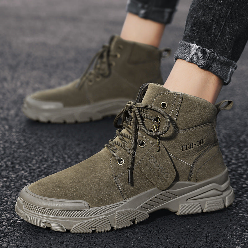 Men's High-Top British Style Trendy Martin Boots